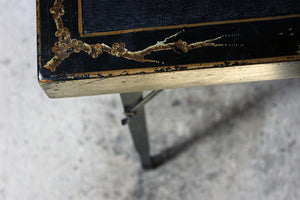 An American Lacquered Chinoiserie Folding Card Table c.1923