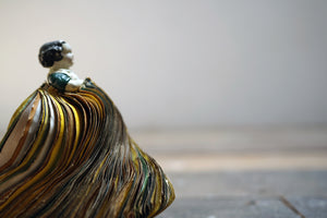 An Early Victorian Composition Half-Figured Fortune Telling Doll c.1850-60