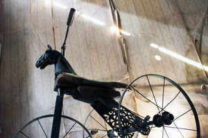 A 19thC French Childs Horse Velocipede Tricycle c.1870