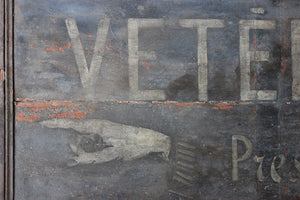 A Magnificent 19thC French Period Painted & Signwritten Veterinary Trade Sign for ‘R.Dupin Veterinaire’ c.1870-90