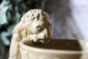 A Rare King George IV Memoriam Buff Stoneware Jug c.1830
