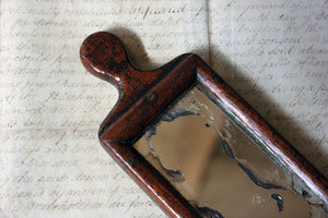 A Diminutive George III Period Hand Mirror c.1800