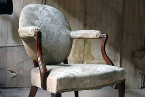 A Late 18thC Scottish Oval-Back Armchair c.1780-90