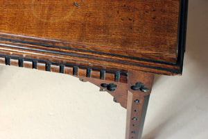 A Mid-Victorian Gothic Revival Oak Side Table c.1870