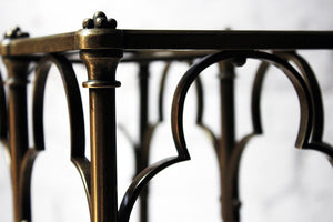 A Fine Victorian Gothic Revival Brass & Oak Umbrella/Stick Stand c.1870-90
