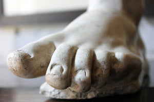A Good Early 20thC Neoclassical Style Grand Tour Plaster Model of a Foot