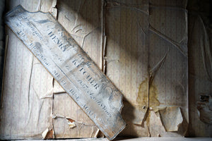 A Large Carved & Painted Oak Architectural Memorial for Henry Kitcher (1789-1857)