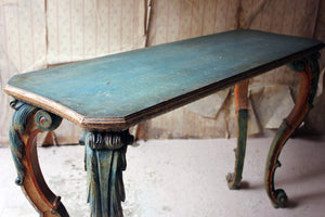 A Principally 18thC Italian Painted Centre Table