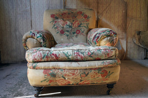 A Very Good & Large Country House Easy Armchair c.1870