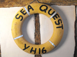 A Vintage Gt. Yarmouth Marine Life Buoy / Perry Buoy from the 'Sea Quest'