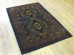 An Iridescent Herat Belouche Rug: 135cm x 89cm