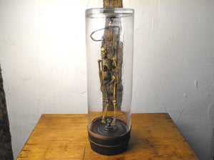 A Rare & Unusual Early 20thC Cased Doctor's Anatomical Model of a Human Skeleton