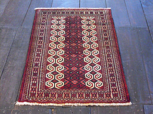An Appealing Torkaman Rug: 116cm x 82cm
