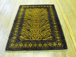 An Unusual Herat Belouche Rug: 139cm x 89cm