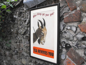 A Scarce Framed Original EMB 1930s Advertising Poster; 