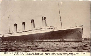 R.M.S. TITANIC: Kraus of New York Postcard, Postally used May 31st, 1912, Nebraska, Possibly Written by a Titanic Survivor