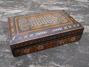 A Profusely Inlaid Moorish Cigar Box