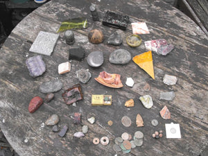 An Interesting Geology & Paleontology Country House Collection of Fossils, Antiquities, Coins, Rock Samples & Minerals