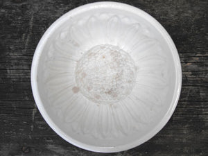 A 1903 Registered W.H.L. Ceramic Jelly Mould in the Form of a Sunflower