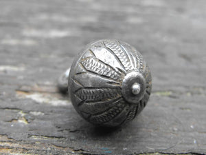 A Very Fine Elizabethan/Tudor Period Silver Button Modelled as a Flower