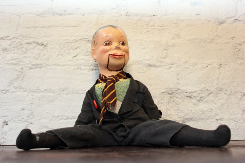A Reliable Doll Hand Painted Charlie McCarthy Ventriloquist Dummy