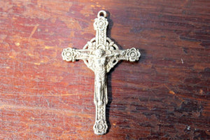 A Beautiful Post Medieval Silver Bifacial Cross Pendant; ex Sir Francis Cook Collection