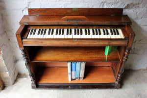 An Unusual James Humphreys c.1890 Figured Walnut Organ, Converted to a Bookcase