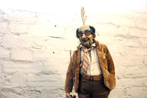 An Unusual c.1984 Composition & Fabric Portrait of an Accountant to a Celebrity Singer by Joelien Artist Doll Maker