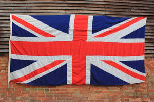 A Massive Appliqué Vintage Union Jack Flag