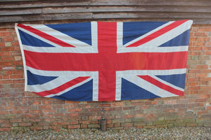 A Quality Large Vintage Appliqué Union Jack Flag