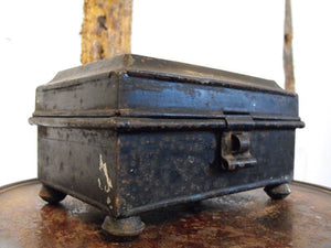 An Enchanting Compartmentalised Victorian Tin Spice Box