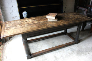 A Handsome c.1880 Oak Refectory Table