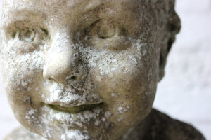 An Unusual & Finely Carved 19thC Marble Sculpture of a Baby