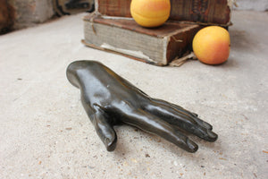 A Fine Patinated Bronze Artist’s Study of a Human Hand