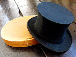 An Early 20thC Gibus-style Collapsible Top Hat, by Austin Reed of Regent Street, in Original Card Box