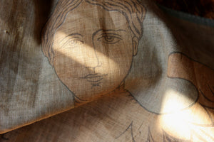 A Scarce & Early Green Harp Flag / Naval Jack of Ireland c.1890