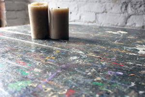 A Fantastic Victorian Pine Art Table from Grittleton House School, Wiltshire