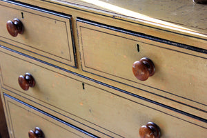 An Attractive Regency Period Painted Pine Chest of Drawers