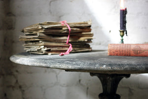 An Attractive Victorian Cast Iron & Marble Topped Occasional Table c.1880