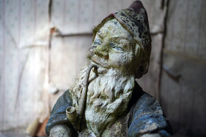 A Rare Austrian Painted Terracotta Gnome by Johann Maresch c.1900