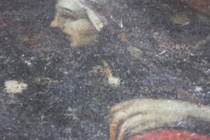 A Massive 18thC Italian School Oil on Canvas Painting of a Religious Scene c.1750-80