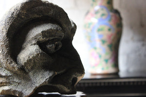 A Wonderful English Medieval Period Carved Stone Gargoyle Fragment c.1250-1350