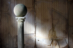 An Early Monastic Medieval Limestone Column; c.1400 & Later