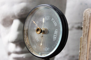 A Good Early 20thC Ebonised ‘Mystery’ Barometer by Short & Mason