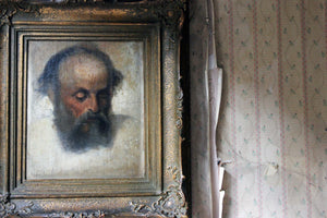 A Mid-19thC Oil on Canvas Portrait of a Bearded Gentleman c.1840-60