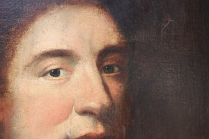 A Very Good Mid-18thC Oil on Canvas Portrait of a Gentleman c.1760