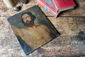 A Mid-19thC English School Portrait of a Nude Gentleman