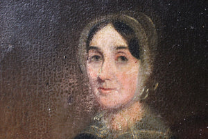 A Good Mid-19thC Oil on Canvas Portrait of a Lady