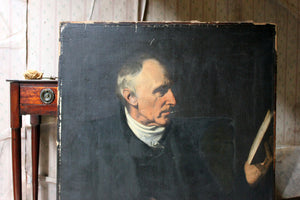 A Mid-19thC English School Oil on Canvas Portrait of a Gentleman c.1860; Ex Dame Elisabeth Frink