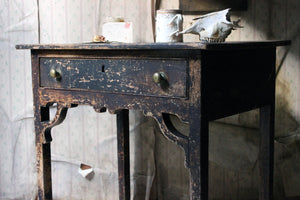 A George III Provincial Painted Pine Side Table c.1780-1800